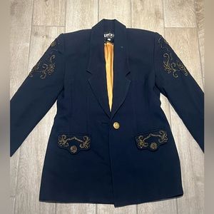 Vintage Criscione navy blazer